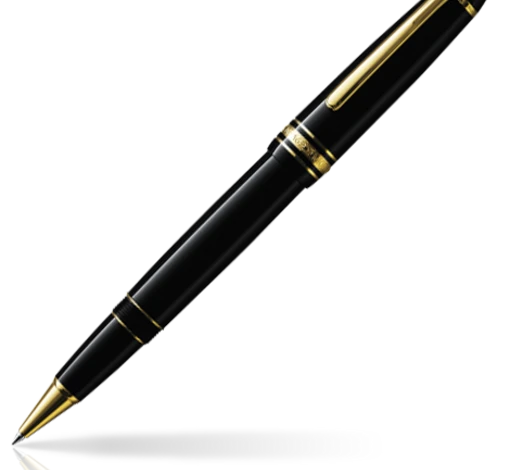 Montblanc Meisterstück LeGrand Gold Trim Rollerball Pen - Image 2