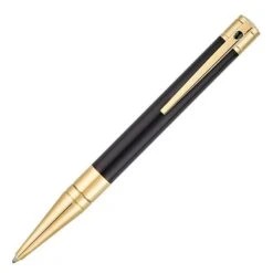 S.T. Dupont D-Initial Black Ballpoint Pen