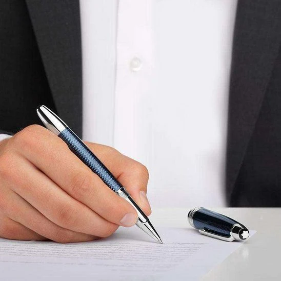 Montblanc Blue Hour LeGrand Solitaire Rollerball Pen - Image 3