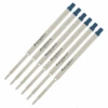 Waterman 6 Pack Blue Ballpoint Pen Refill