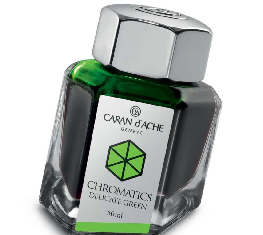 Caran D’Ache Delicate Green Chromatics 50ml Ink Bottle