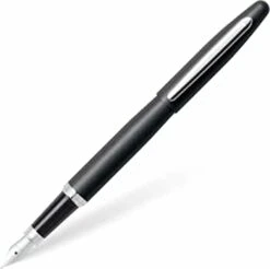 Sheaffer VFM Matte Black Chrome Trim Fountain Pen