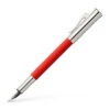 Graf Von Faber Castell Guilloche India Red Fountain Pen