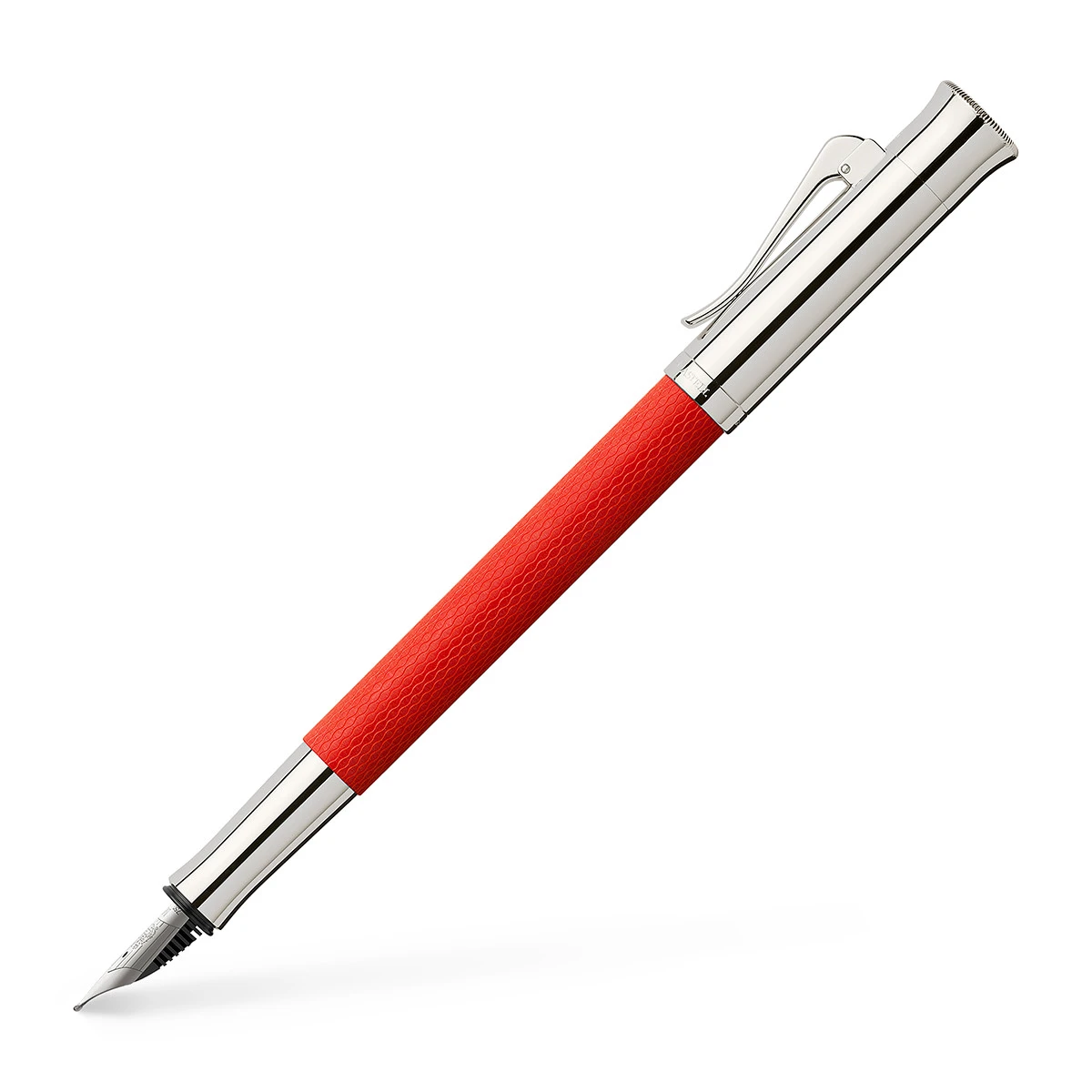 Graf Von Faber Castell Guilloche India Red Fountain Pen