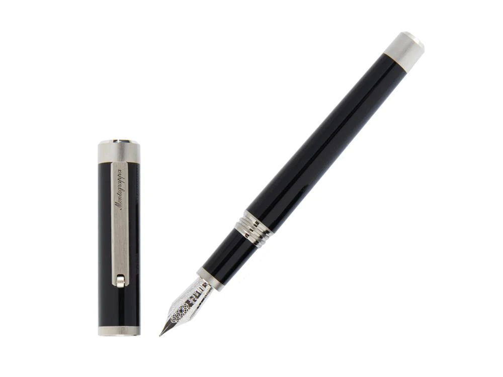 Montegrappa Zero Black Palladium Trim Fountain Pen