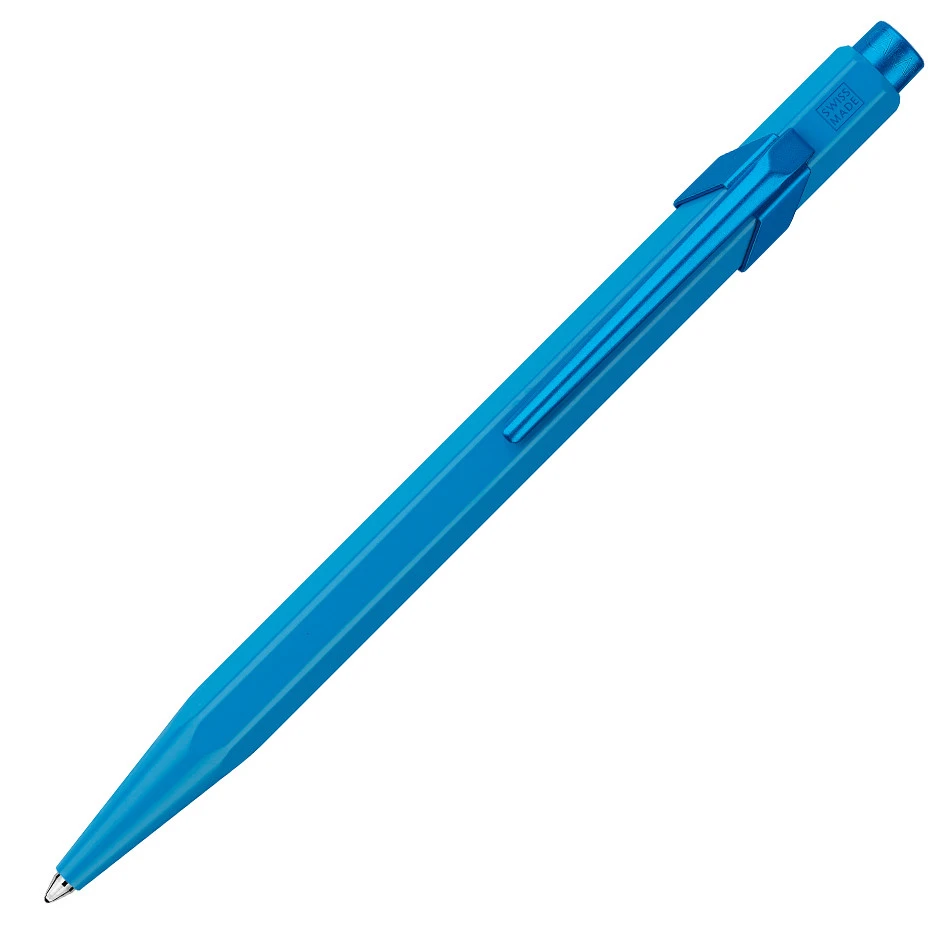 Caran D’Ache Claim Your Style 849 Azure Blue Ballpoint Pen
