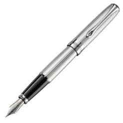Diplomat Excellence A2 Guilloche Chrome Fountain Pen