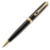 Diplomat Excellence A2 Black Lacquer Gold Trim Mechanical Pencil