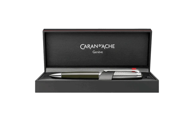 Caran D’Ache Leman Terre D’Ombre Ballpoint Pen - Image 2