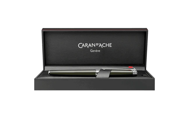 Caran D’Ache Leman Terre D’Ombre Slim Fountain Pen - Image 3