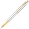 Sheaffer 100 Bright Chrome With Gold Trim Rollerball