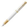 Parker IM Premium Pearl Gold Trim Fountain Pen