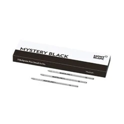 Montblanc Mystery Black 3 Pack Small Ballpoint Pen Refills