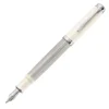 Pelikan Souveraen M405 Silver And White Fountain Pen