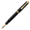 Pelikan Souveraen M1000 Black Gold Trim Fountain Pen